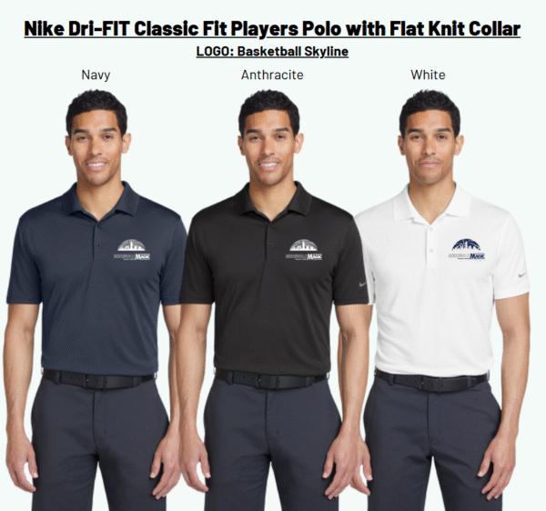 Nike Dri-FIT Classic Fit Players Polo with Flat Knit Collar Jacksonville Magic