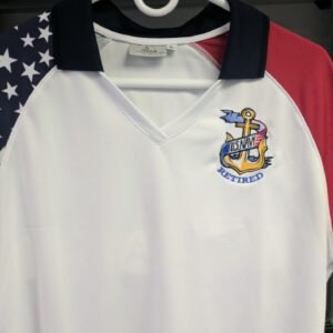Female made in USA Akwa shirt with anchor