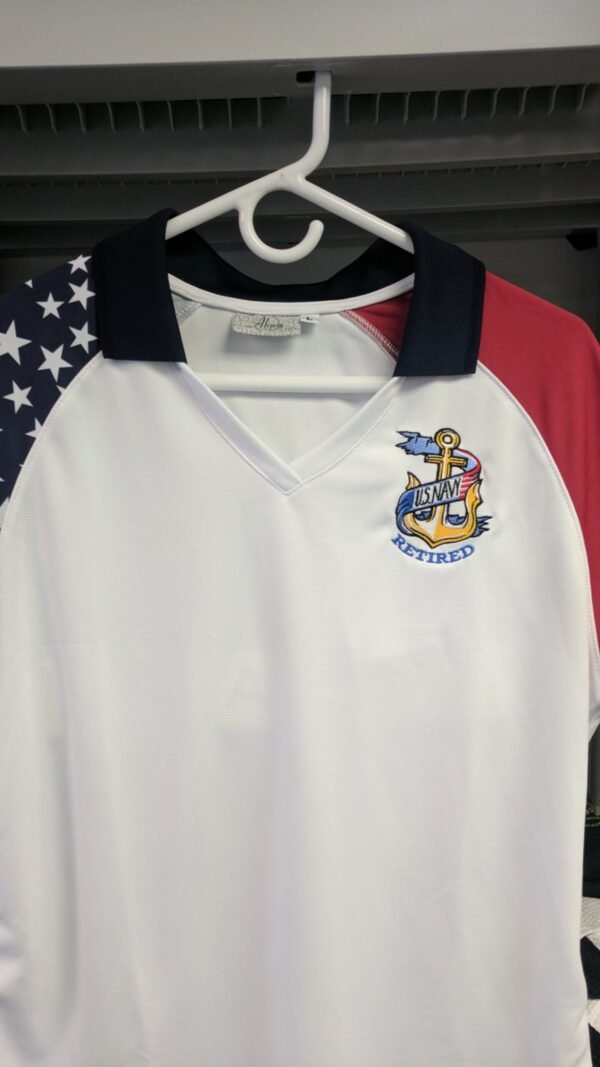 Female made in USA Akwa shirt with anchor