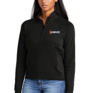 LNEA541  New Era® Women's STS 1/2-Zip GermPass