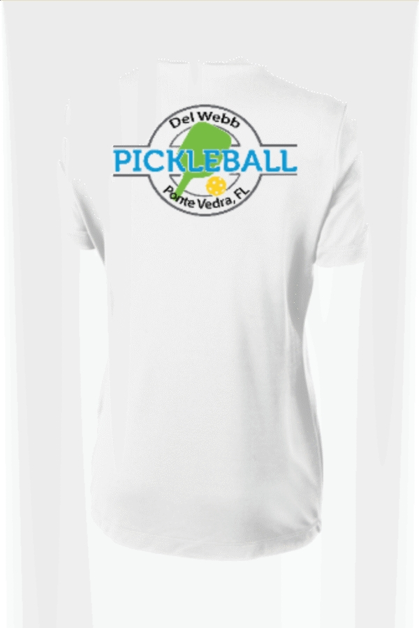 DEL WEBB WOMENS LST350 COMPETITOR TEE LOGO SILK SCREENED FRONT AND BACK - Image 2