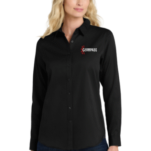 LW808  Port Authority® Women's Long Sleeve SuperPro React ™ GermPass