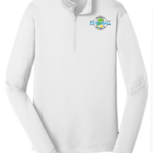 DEL WEBB MENS ST357 LONG SLEEVE PULLOVER 1/4 ZIPPER LOGO EMBROIDERED LEFT CHEST