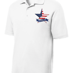 Flag Star Memorial Day Polo