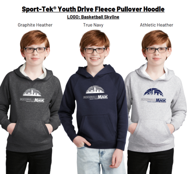 Sport-Tek® Youth Drive Fleece Pullover Hoodie Jacksonville Magic