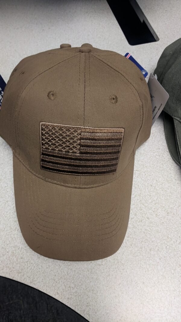 Coyote color desert flag hat
